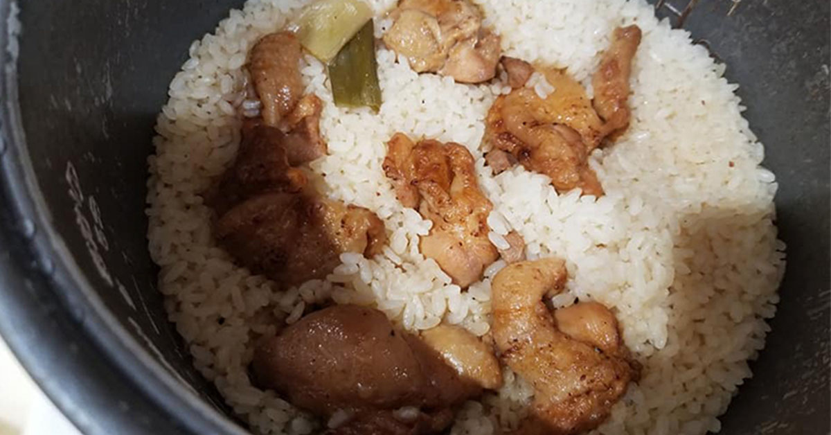 焼き鳥炊き込みご飯・作り方