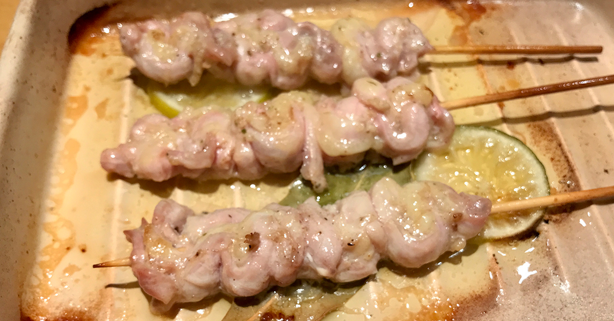 大黒堂のせせりを使って作ったレモン塩の完成画像